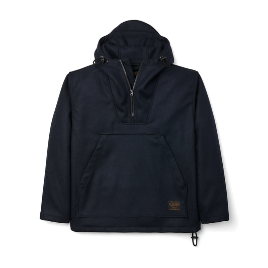 FILSON MACKINAW WOOL ANORAK - NAVY