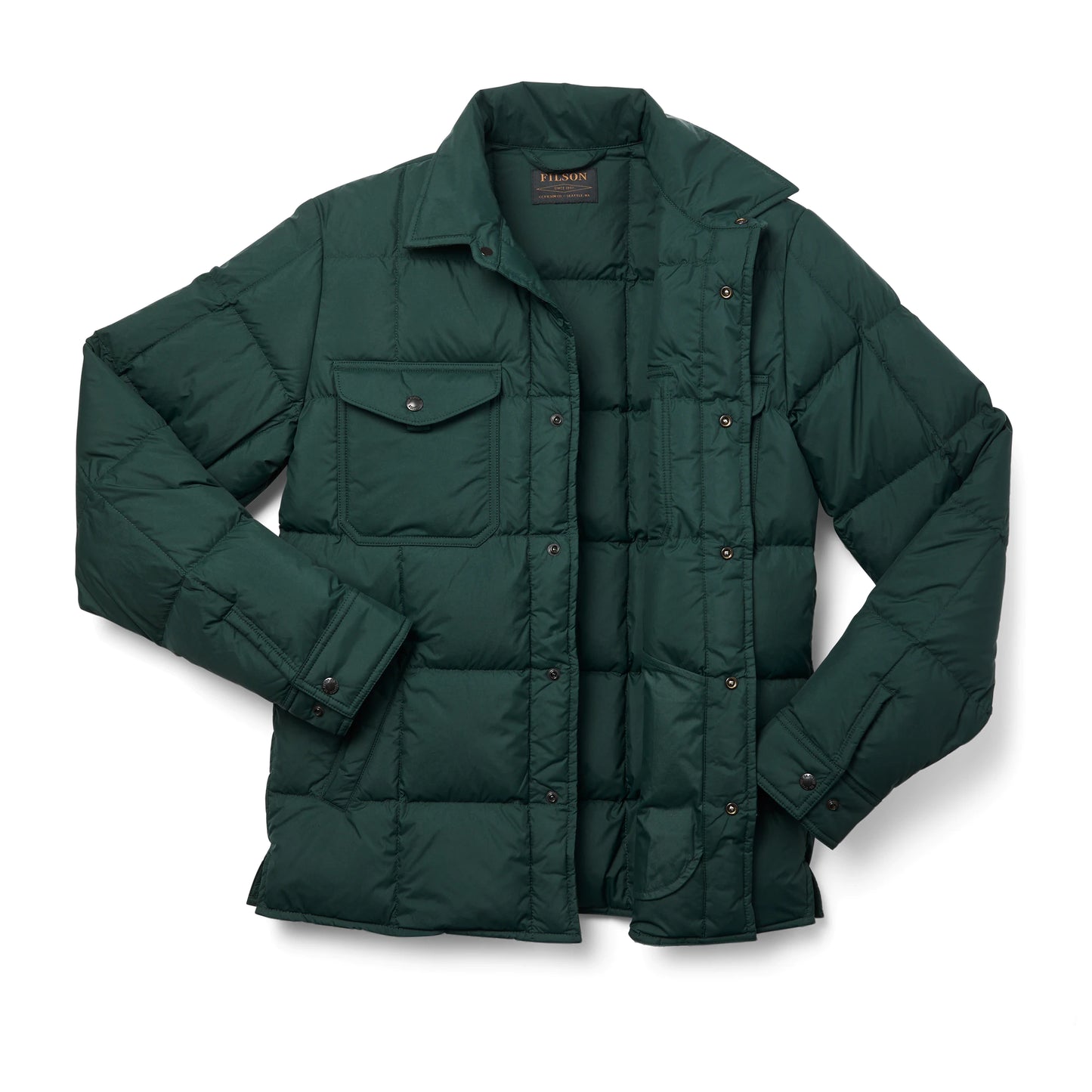 FILSON LIGHTWEIGHT DOWN JAC-SHIRT - FIR