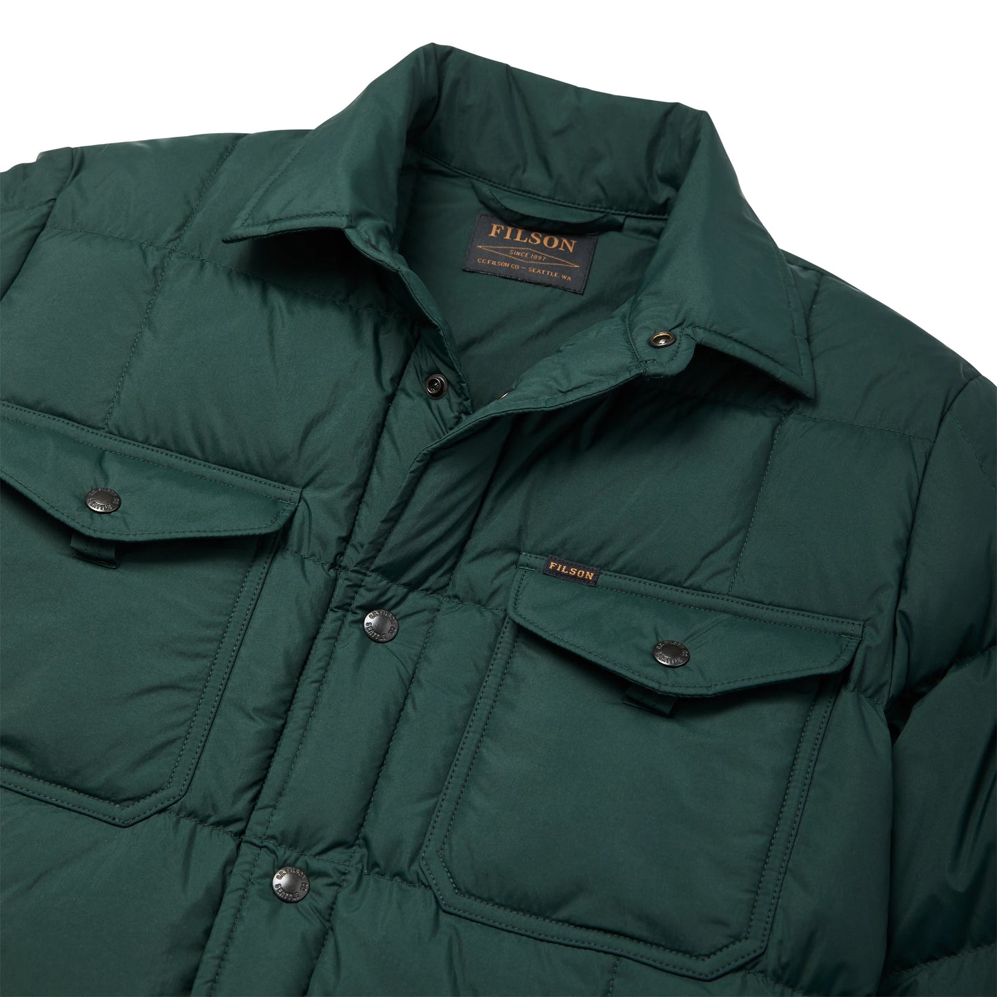 FILSON LIGHTWEIGHT DOWN JAC-SHIRT - FIR