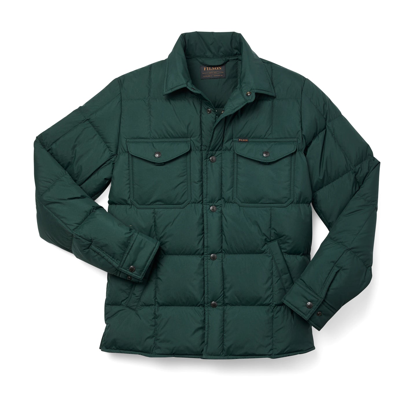 FILSON LIGHTWEIGHT DOWN JAC-SHIRT - FIR