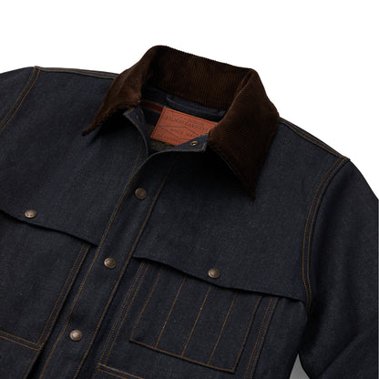 FILSON LINED DENIM CRUISER JACKET - RAW INDIGO