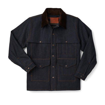 FILSON LINED DENIM CRUISER JACKET - RAW INDIGO