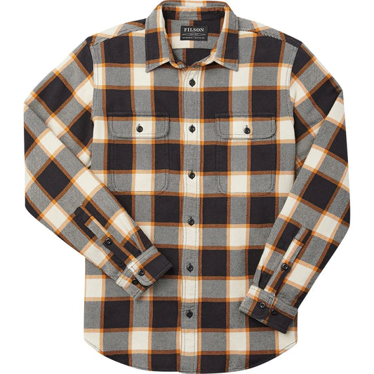 FILSON VINTAGE FLANNEL WORK SHIRT - BLACK/NATURAL/GOLD