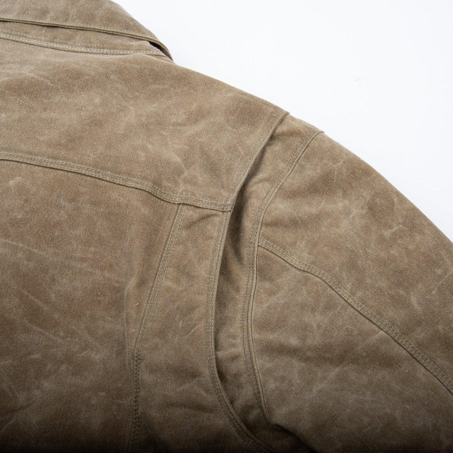 Freenote Cloth riders jacket waxed canvas - TOBACCO