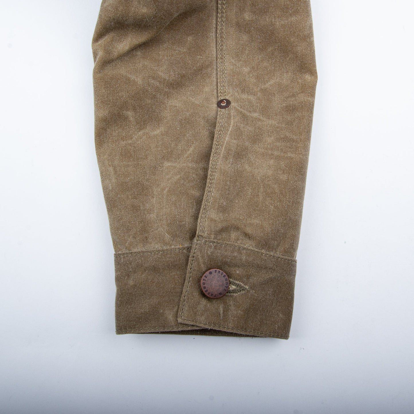 Freenote Cloth riders jacket waxed canvas - TOBACCO