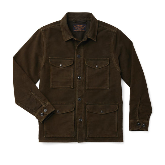 FILSON MOLESKIN BARN COAT - SIBERIAN BROWN