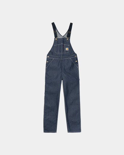 CARHARTT WIP BIB OVERALL - DENIM - BLUE RIGID