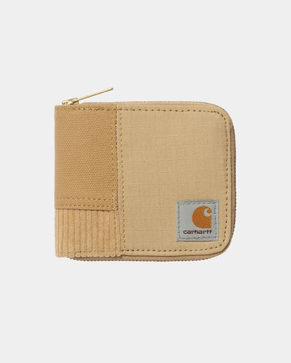 CARHARTT WIP Medley Zip Wallet - Dusty Hamilton Brown