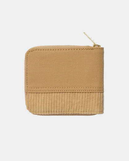 CARHARTT WIP Medley Zip Wallet - Dusty Hamilton Brown