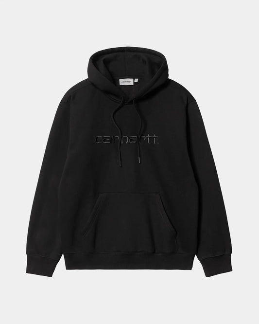 CARHARTT WIP Hooded Carhartt Sweatshirt - BLACK
