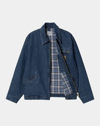 CARHARTT WIP RIDER JACKET - BLUE STONE WASHED