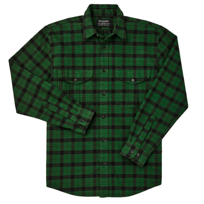 FILSON ALASKAN GUIDE SHIRT - Bottle Green & Black