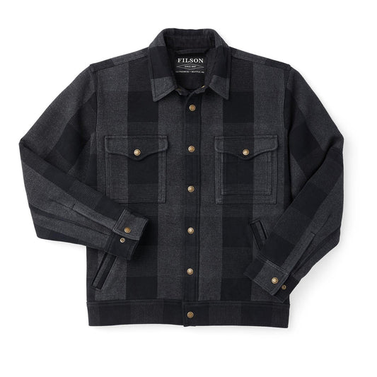 FILSON BEARTOOTH CAMP JACKET - BLACK/GRAY HEATHER