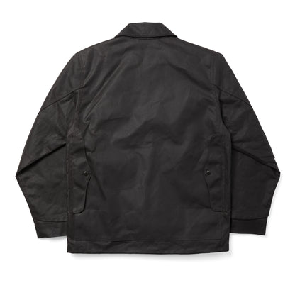 FILSON LINED TIN CLOTH CRUISER JACKET - CINDER