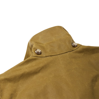 FILSON LINED TIN CLOTH CRUISER JACKET - Dark Tan