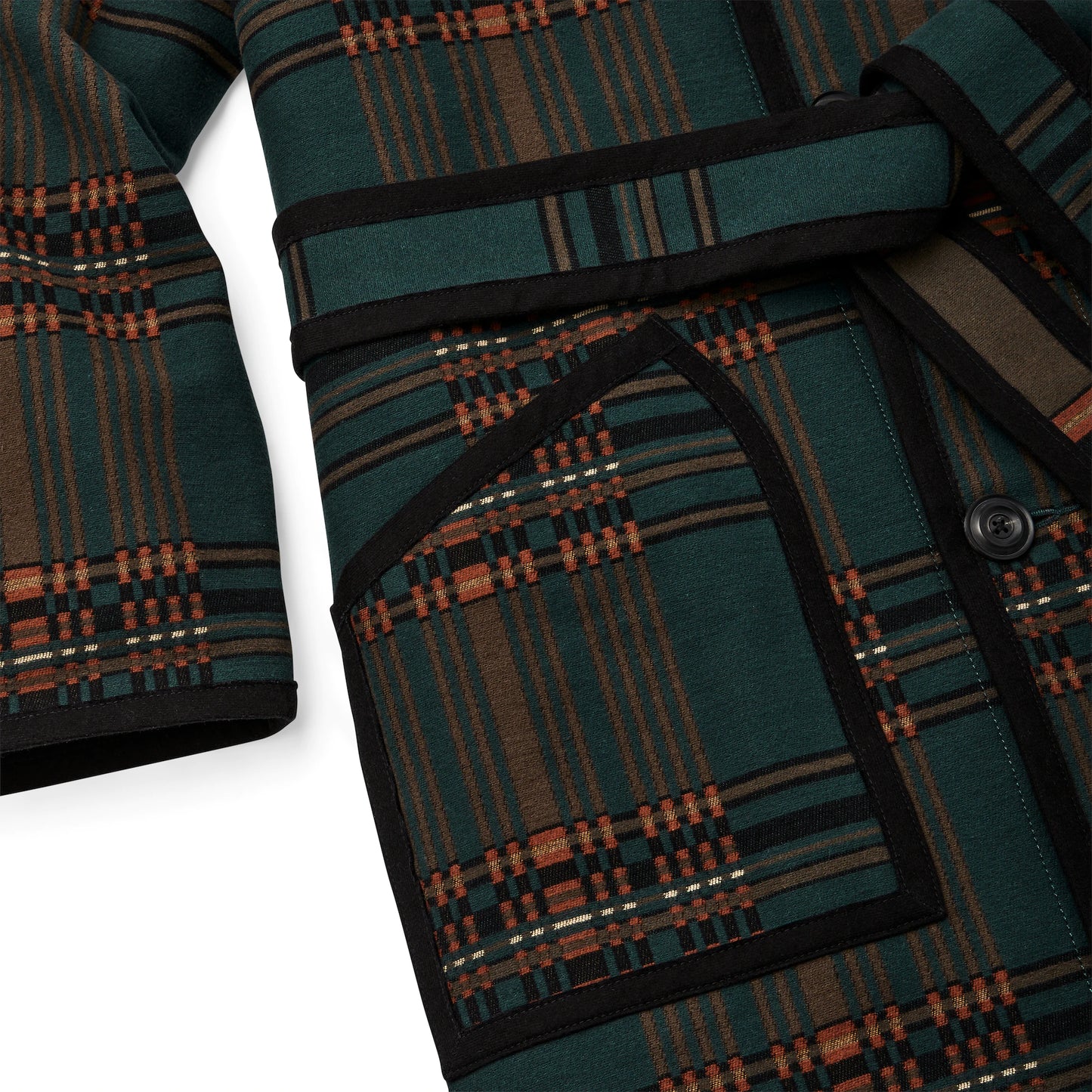 FILSON BEARTOOTH ROBE FIR/COPPER BLANKET PLAID GaintGaint