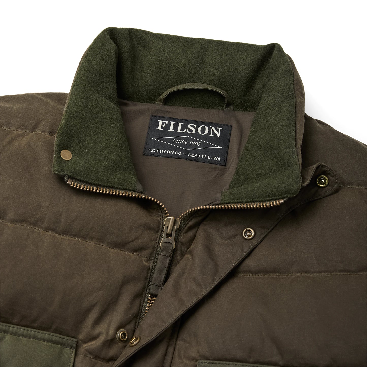 FILSON DOWN CRUISER JACKET - OTTER GREEN