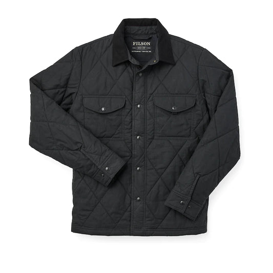 FILSON HYDER QUILTED JAC-SHIRT - BLACK