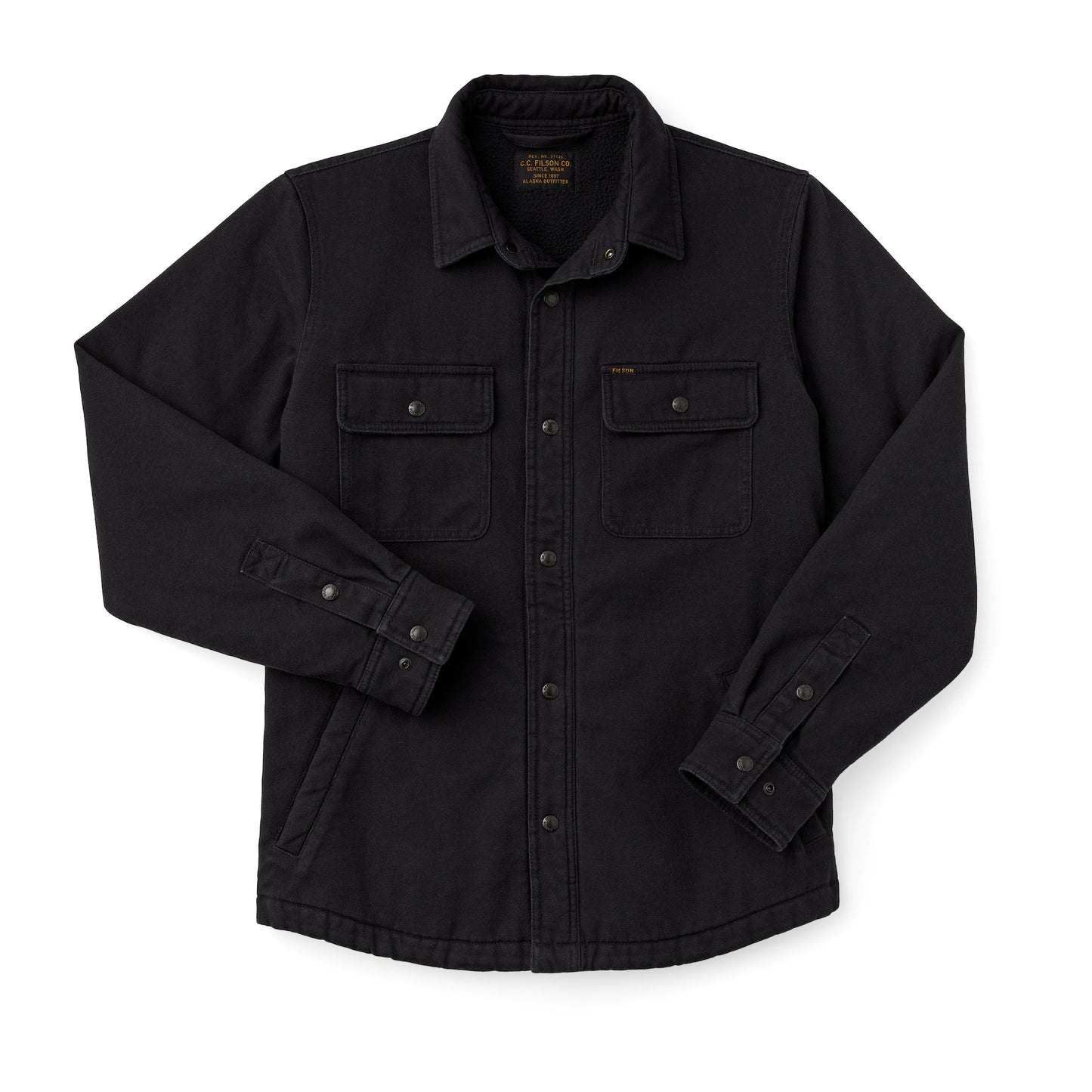 FILSON FLEECE LINED JAC-SHIRT - Dark Navy