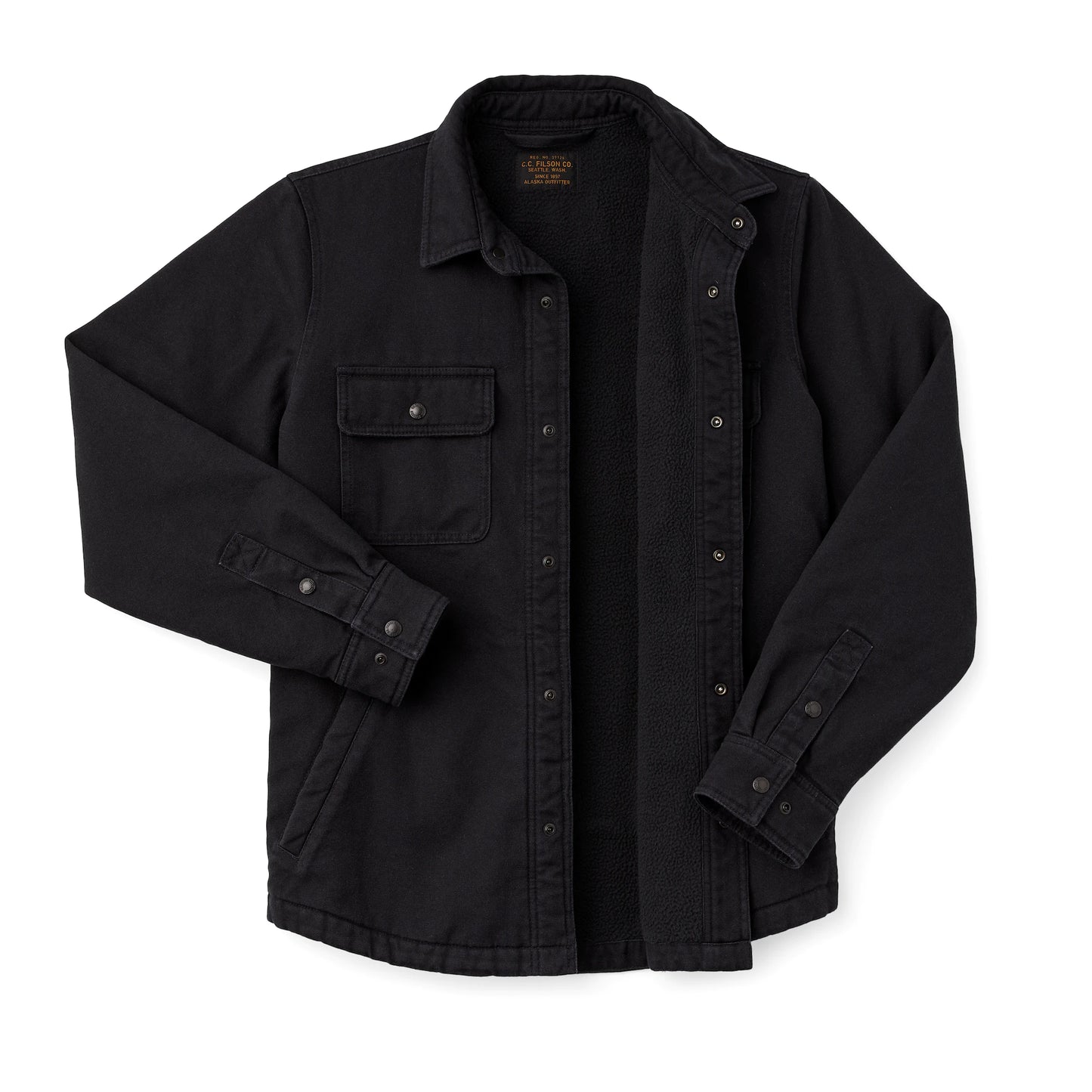 FILSON FLEECE LINED JAC-SHIRT - Dark Navy