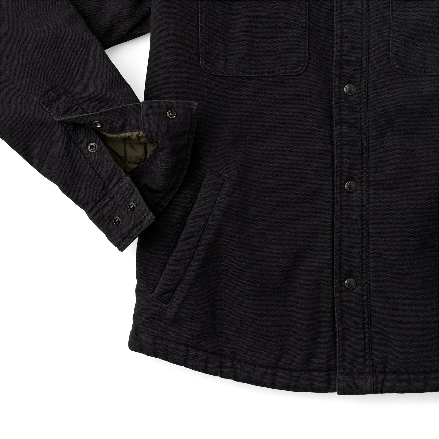 FILSON FLEECE LINED JAC-SHIRT - Dark Navy