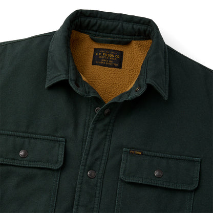 FILSON FLEECE LINED JAC-SHIRT - Dark Spruce