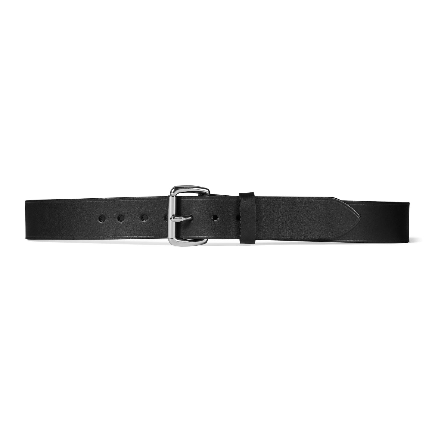 FILSON 1 1/2" BRIDLE LEATHER BELT - BLACK