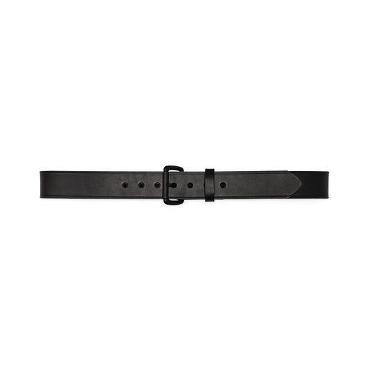 FILSON 1 1/2" BRIDLE LEATHER BELT - BLACK/BLACK