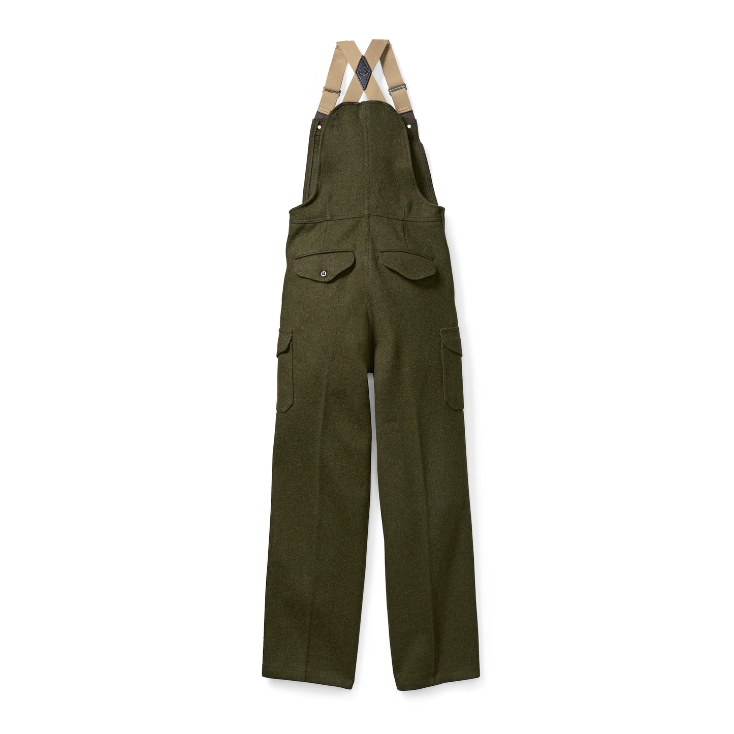 FILSON MACKINAW WOOL BIBS - FOREST GREEN