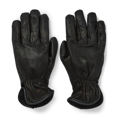 FILSON ORIGINAL LINED GOATSKIN GLOVES - BLACK