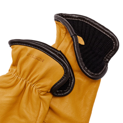 FILSON ORIGINAL LINED GOATSKIN GLOVES - TAN