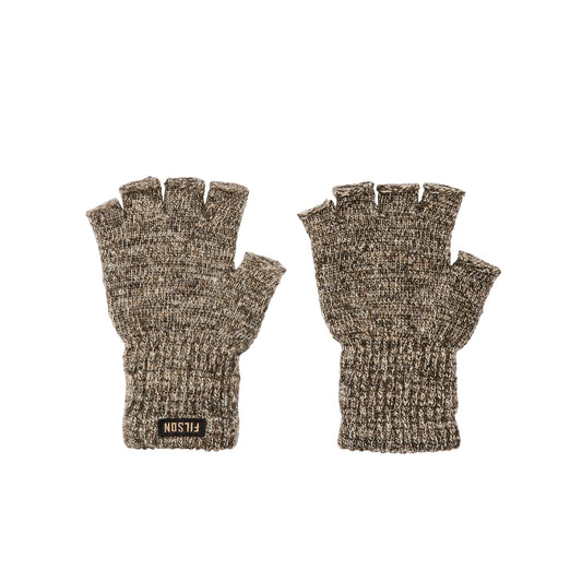 FILSON FINGERLESS KNIT GLOVES - ROOT HEATHEER