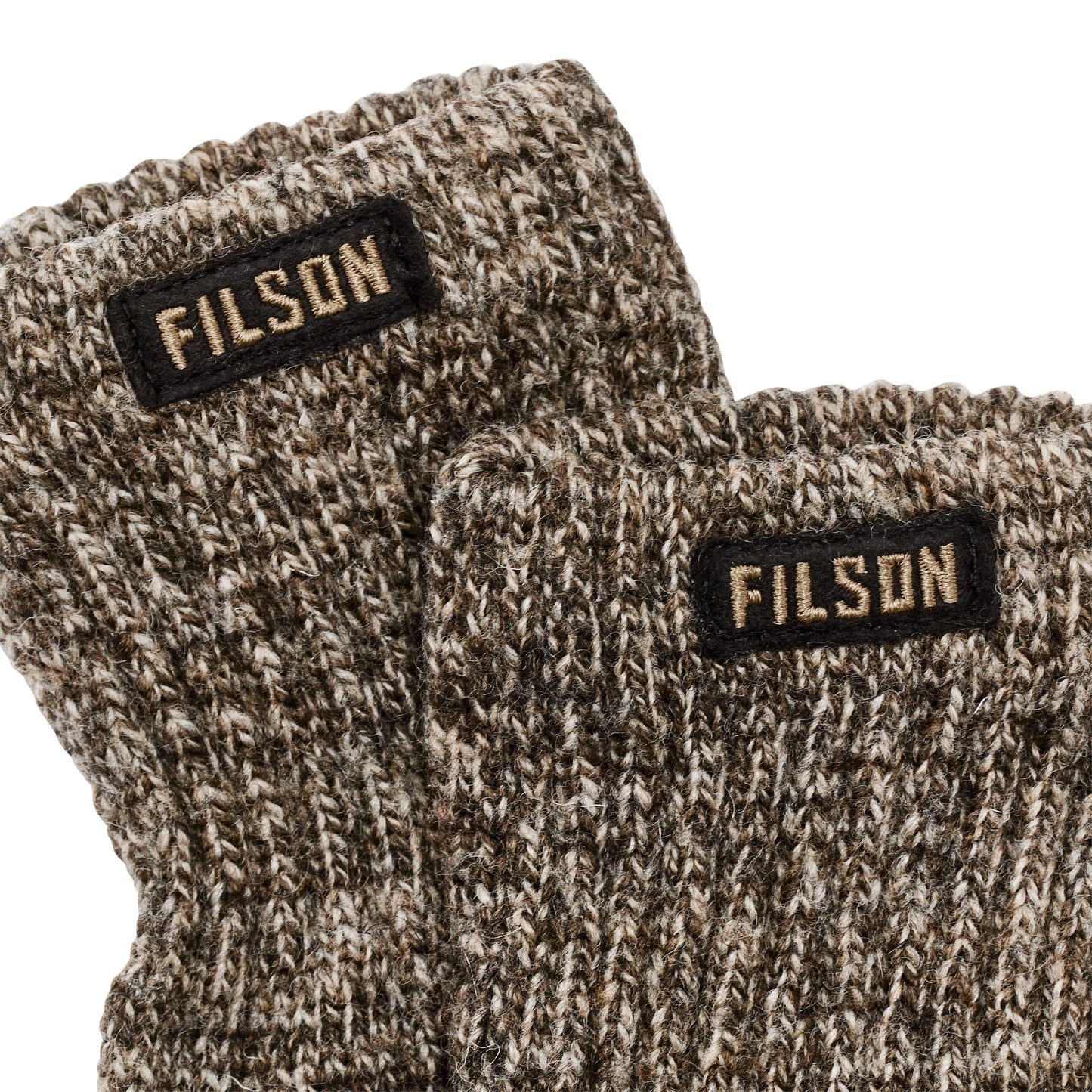 FILSON FULL FINGER KNIT GLOVES - ROOT HEATHER