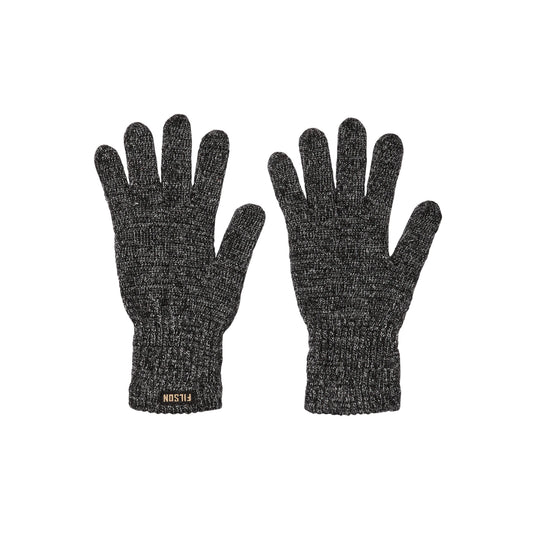 FILSON FULL FINGER KNIT GLOVES - CHARCOAL