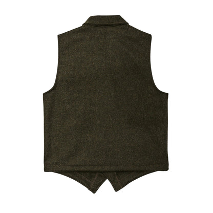 FILSON MACKINAW WOOL WESTERN VEST - FOREST GREEN