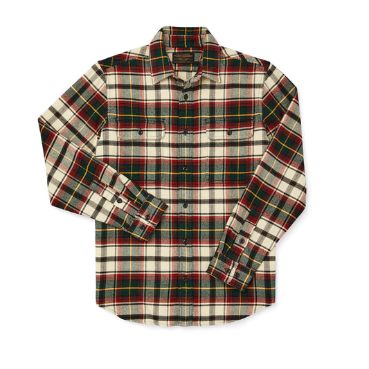 FILSON VINTAGE FLANNEL WORK SHIRT - Sand/Ironwood Plaid