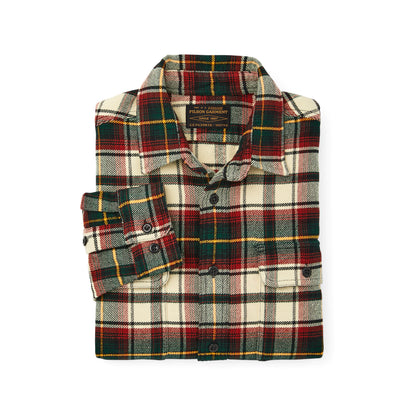 FILSON VINTAGE FLANNEL WORK SHIRT - Sand/Ironwood Plaid