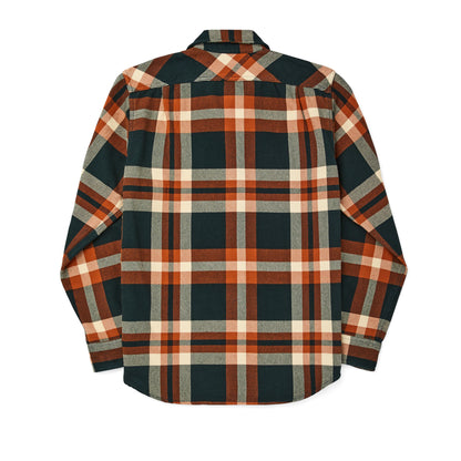 FILSON VINTAGE FLANNEL WORK SHIRT - Fir/River Rust Plaid