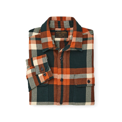 FILSON VINTAGE FLANNEL WORK SHIRT - Fir/River Rust Plaid