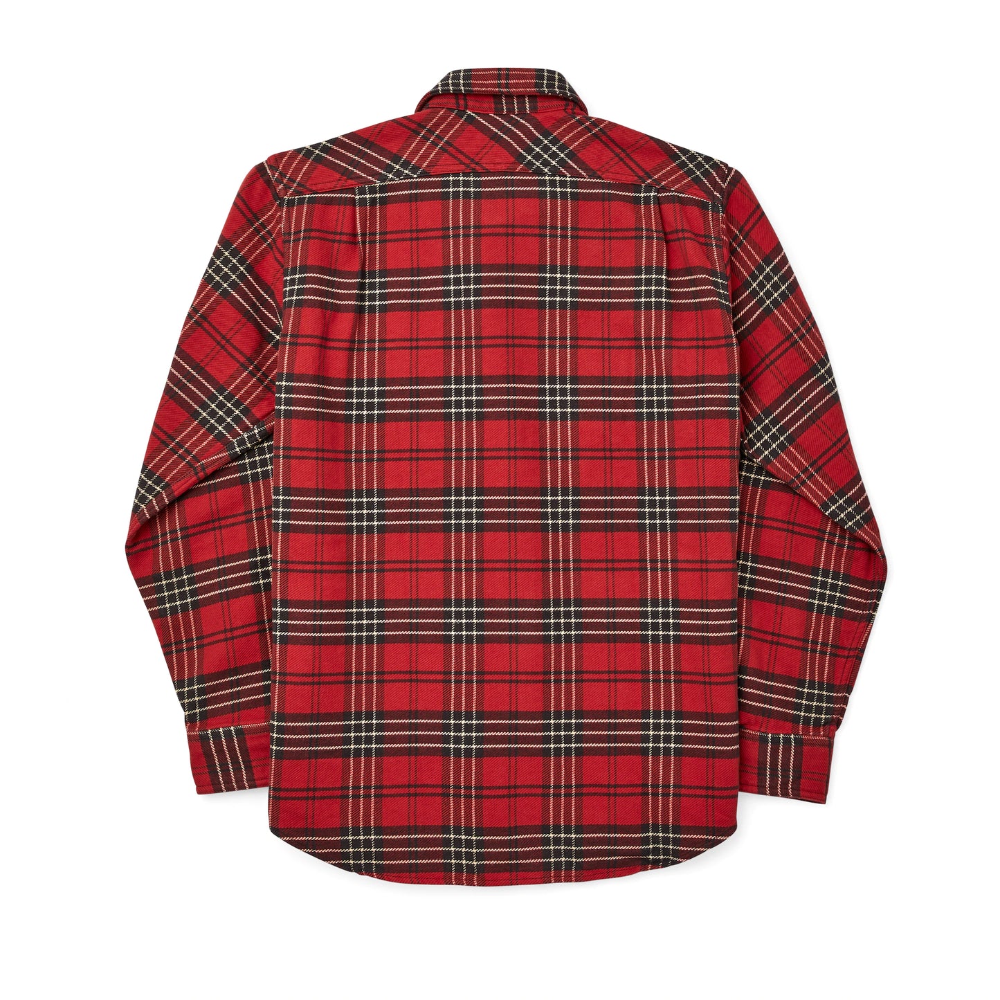 FILSON VINTAGE FLANNEL WORK SHIRT - Beacon Red/Quarry Stone Plaid