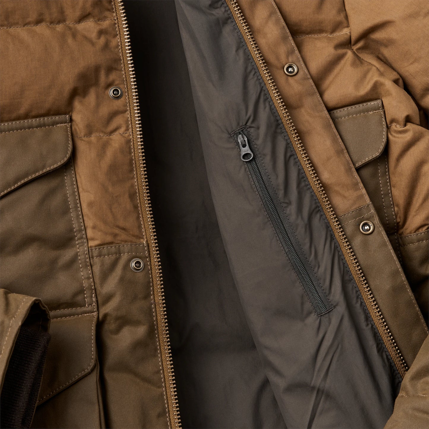 FILSON DOWN CRUISER JACKET - DARK TAN