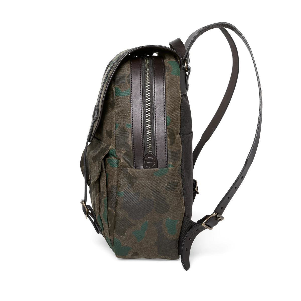 Filson Rugsack FILSON LARGE WAXED RUGGED TWILL RUCKSACK - Dark Wax Shrub Camo ...