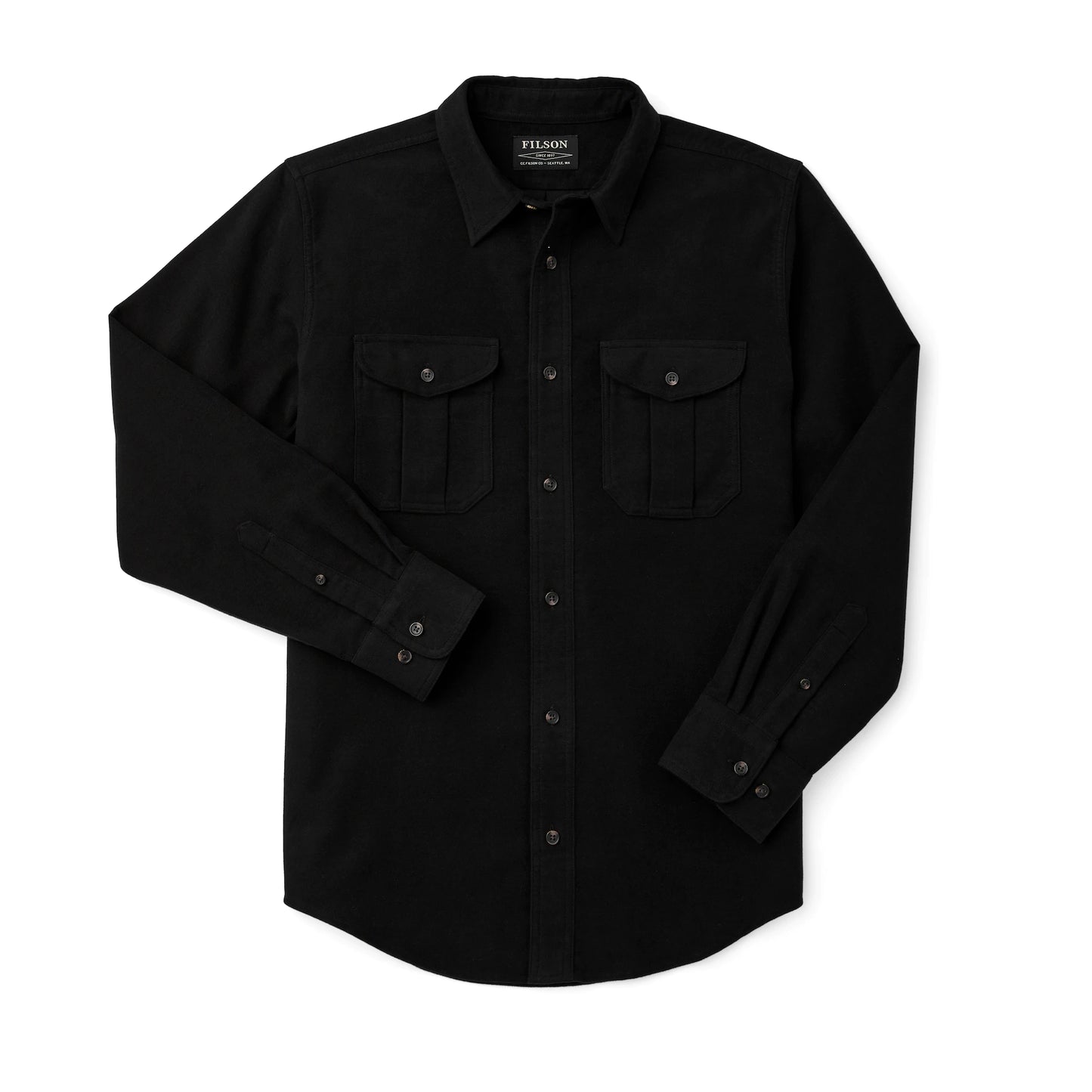 FILSON MOLESKIN SEATTLE SHIRT - COAL