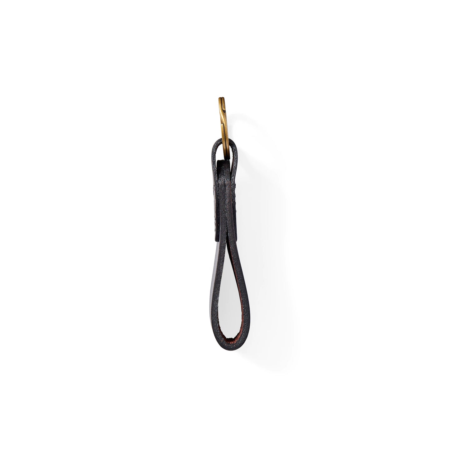 FILSON BRIDLE LEATHER KEYCHAIN - BROWN