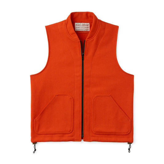 FILSON MACKINAW WOOL VEST LINER - FLAME