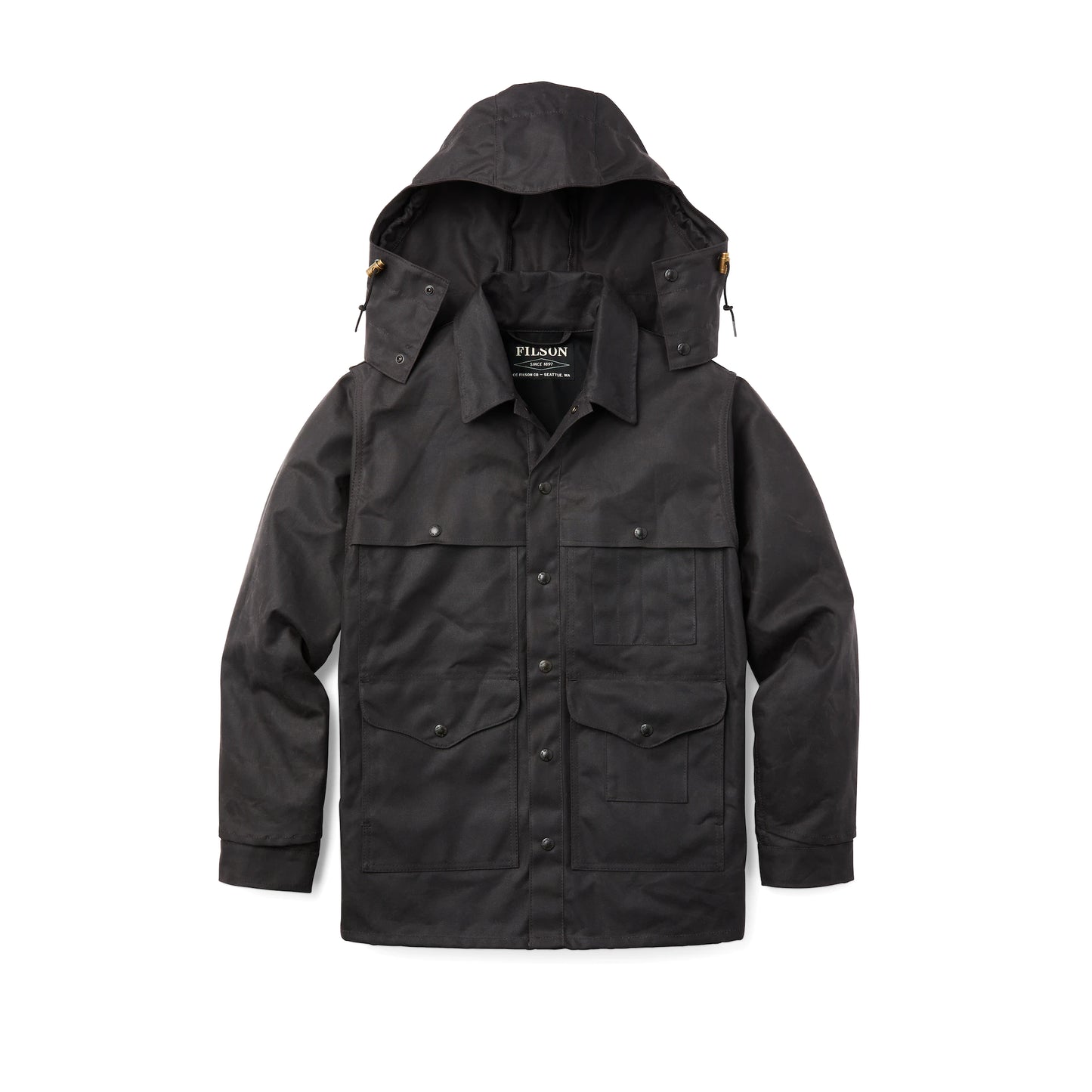 FILSON TIN CLOTH HOOD - CINDER