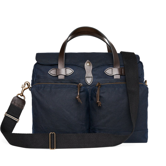 FILSON 24-HOUR TIN CLOTH BRIEFCASE - NAVY