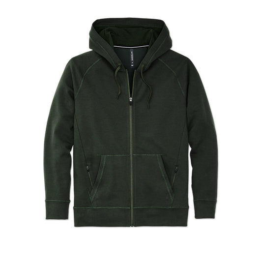 FILSON X TEN THOUSAND TECH ZIP HOODIE - DARK TIMBER