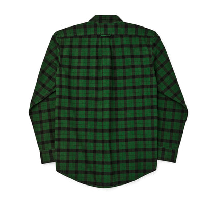 FILSON ALASKAN GUIDE SHIRT - Bottle Green & Black