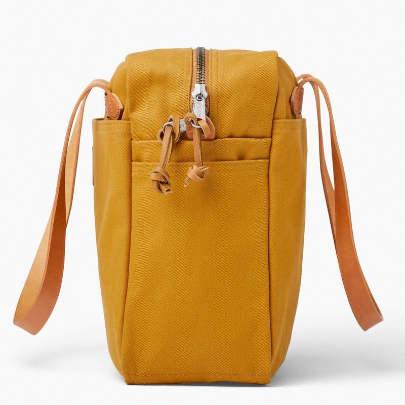 FILSON RUGGED TWILL TOTE BAG WITH ZIPPER - CHESSIE TAN